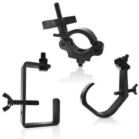 Durable Heavy Duty Aluminum Alloy Hooks Stage Light Hook&Safety Rope for LED Par Moving Head Beam Spot Light