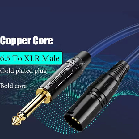 TRS 6.35Mm 1/4 Inch to 3 Pin XLR Balanced Cable