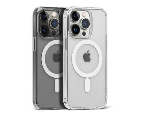 2022 for Iphone 14 Pro Max Magnetic Wireless Charging Clear Case Hard Acrylic Cover for Magsafe