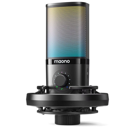 PM450 USB Condenser Microphone. Studio-Mic. Comes with Shock Mount & Software.Ideal for Podcasting Recording.Premium Sound
