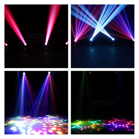 Bright Beam Moving Head - 14 Colors, Dual Prisms, Rainbow & Frost stage and event lighting