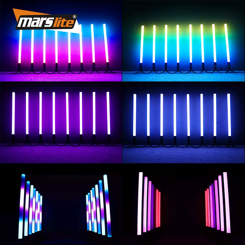 Wireless Battery LED Pixel Tube - DMX, IP65, with Flight Case
