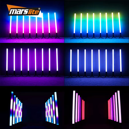 Wireless Battery LED Pixel Tube - DMX, IP65, with Flight Case