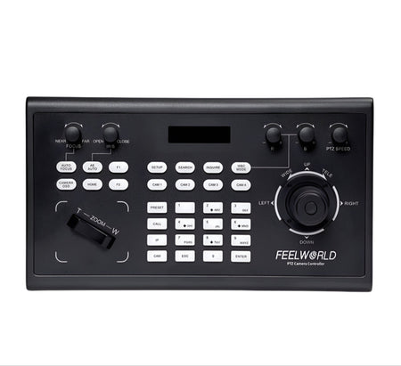 KBC10 PTZ Camera Controller with Joystick and Keyboard Control Poe Supported Multiple Control and Network Protocol