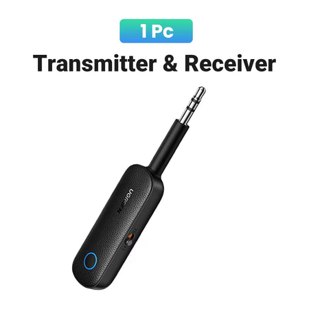 UGREEN 2-In-1 Bluetooth Adapter Transmitter Receiver Bluetooth AUX 5.0 Wireless 3.5Mm Adapter Stereo for Earphones TV Car Audio