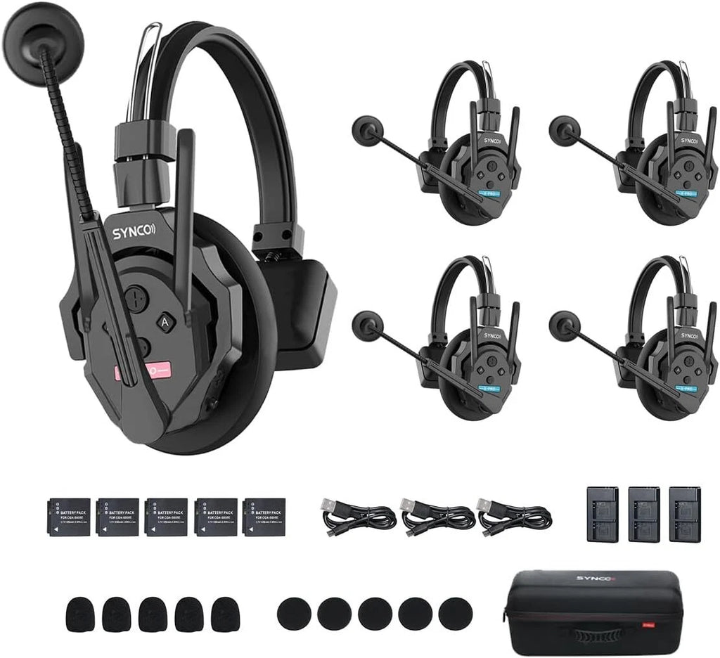 SYNCO Xtalk Pro X5 Xpro5 X3 X9 X2 2.4G Wireless Intercom System Headset