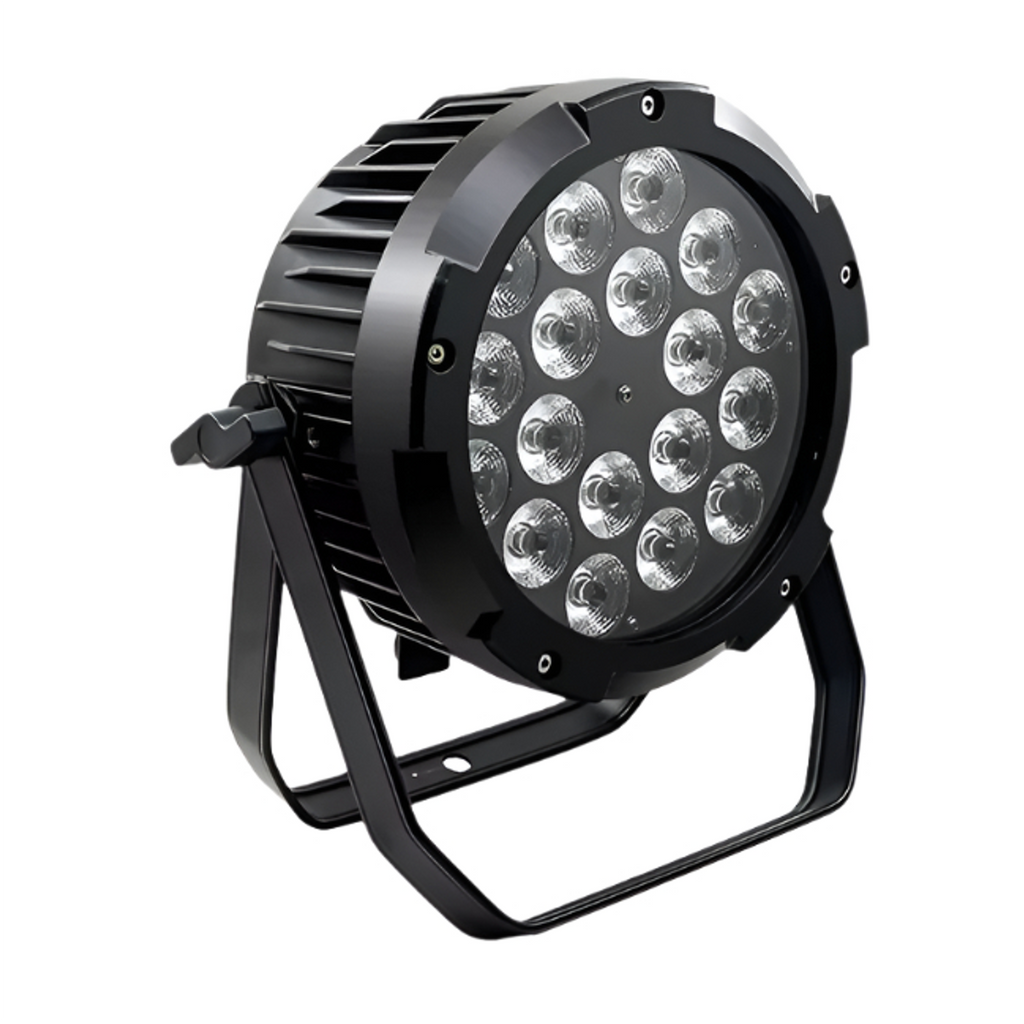 2-10Pcs LED 18X18W RGBWA+UV Waterproof Par DMX Lighting (Button type)